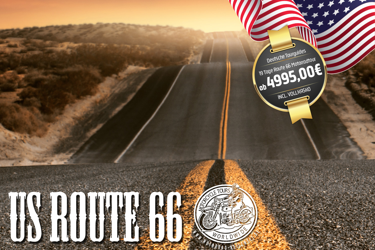US Route 66 Motorradtour, Motorradtour Route 66