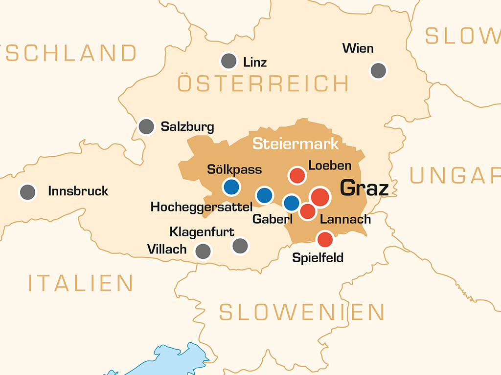 Steiermark Biker Erlebnis - das grüne Herz Österreichs - Motorradtour Europa