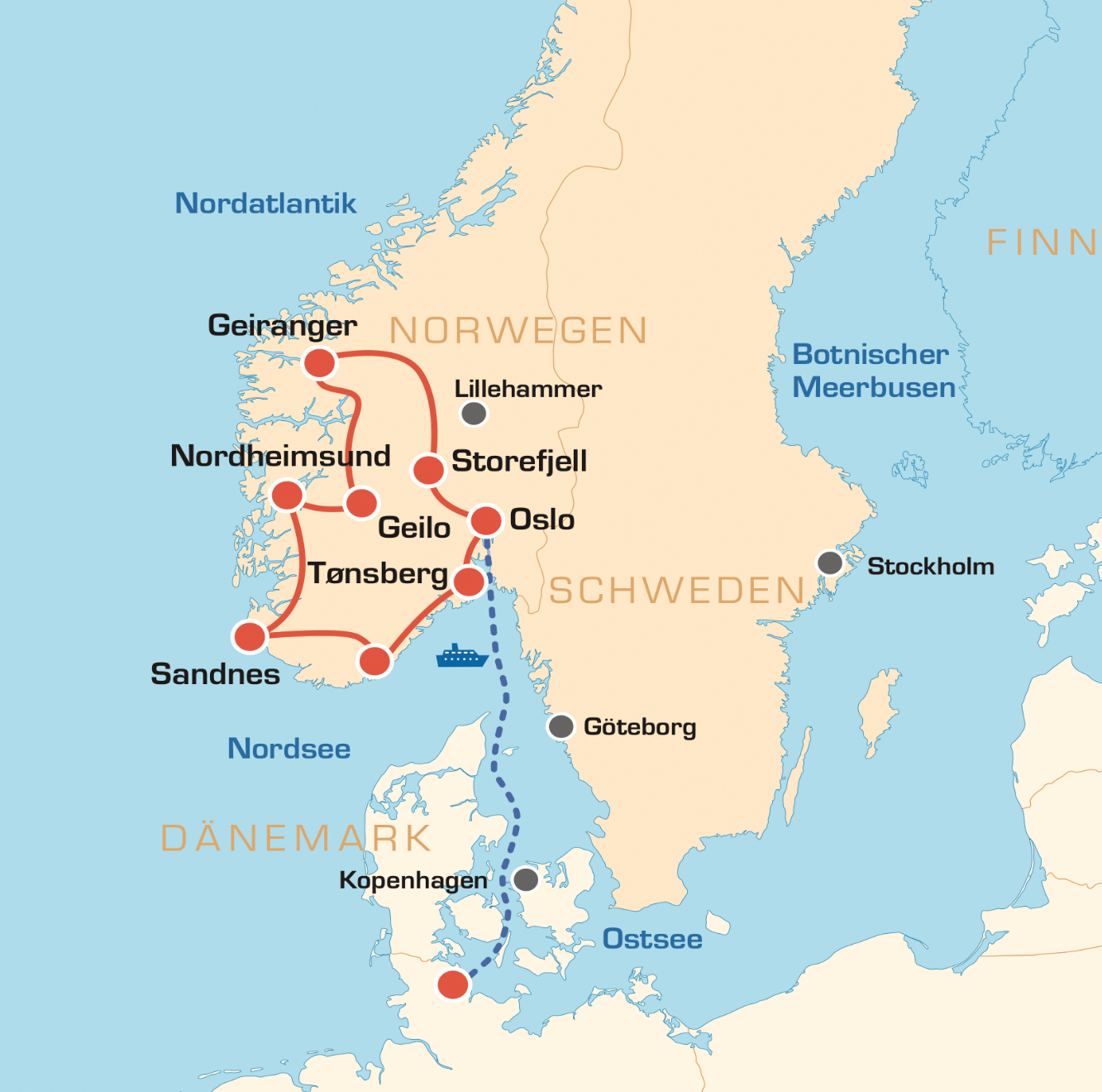 Norwegen Motorradtour: Der Süden - es muss nicht immer das Nordkap sein - Motorradtouren Europa