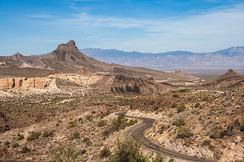 Oatman – Kingman – Seligman – Williams 450 km