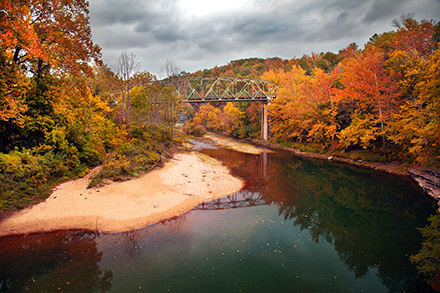 Devils Elbow – Ozarks Gebirge – Fantastic Caverns 345 km