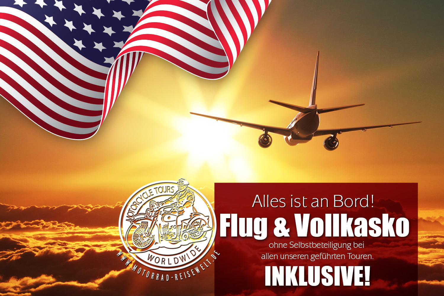 Gefuhrte Motorradtouren Usa Mit Flug Auf Sicherheit Setzen