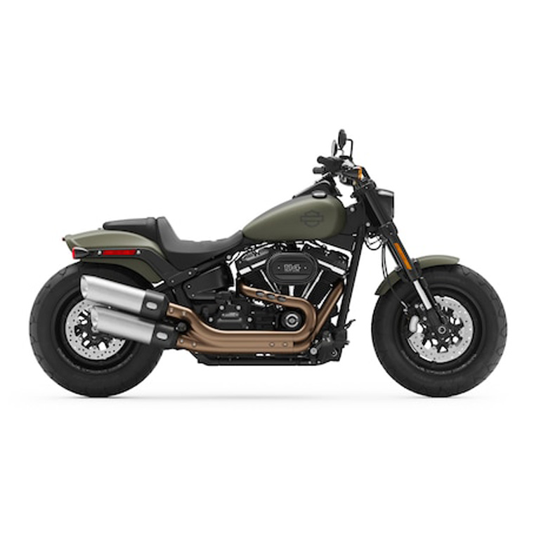 A street-eater with an appetite for power. Built with muscular style and performance.


Type: Harley-Davidson® Fat Bob
Category: HD STREET CLASS
Seat height: 27.7 inches / 70.3 cm
Seat(s): Driver & Passenger
Weight: 653 lbs / 296 kg
Engine: Air-cooled, Evolution – 1200 cc
Transmission: Manual
Ground Clearance: 4.7 inches / 11.9 cm
Fuel capacity: 3.6 gal/13.6 liter
Navigation: No
Windshield: No
Saddlebags/Top box: No
Stereo system: No
USB / Bluetooth: No
12V outlet: No