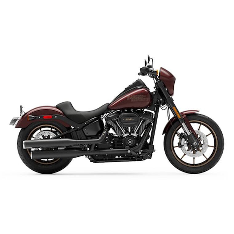 A blacked-out, factory custom performance cruiser.


Type: Harley-Davidson® Low Rider
Category: HD CRUISER TOURING CLASS
Seat height: 26.5 inches/67.3 cm
Seat(s): Driver & Passenger + Backrest
Weight: 650 lbs/295 kg
Engine: Milwaukee-Eight® 114 – 1746 cc
Transmission: Manual
Ground Clearance: 4.7 inches/11.94 cm
Fuel capacity: 5.0 gal/19 liter
Navigation: No
Windshield: Yes
Saddlebags/Top box: Yes/No
Stereo system: No
USB/Bluetooth: No
12V outlet: No