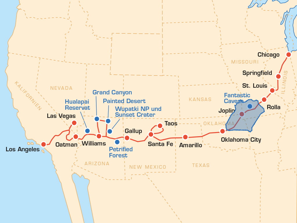 Ozarks an Route-66-Tour